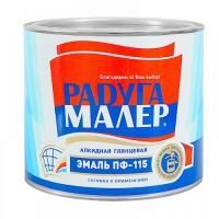 Эмаль ПФ-115 белая  0,4кг Радуга