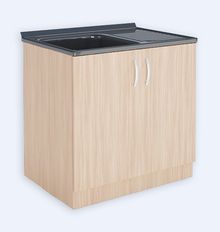 Тумба д/мойки 80 Дуб млечный СТК