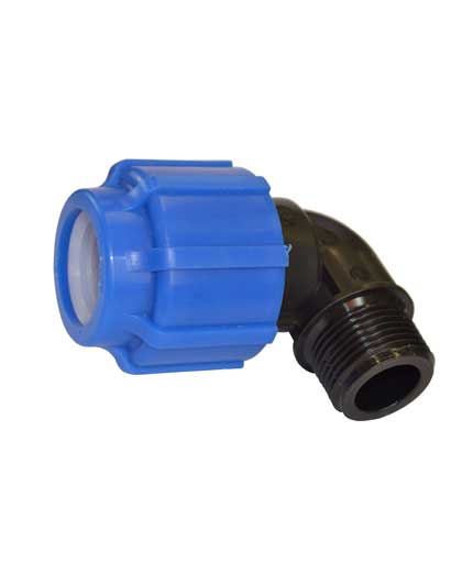 ПНД Отвод разборный 32х3/4 НР переходной STR