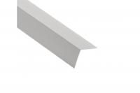 Уголок ПВХ  30х30х2700 светло серый глянцевый Деконика