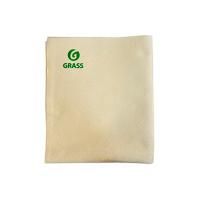 Салфетка замша искусственная Алькантара для протирки и сушки кузова 45х54 Grass