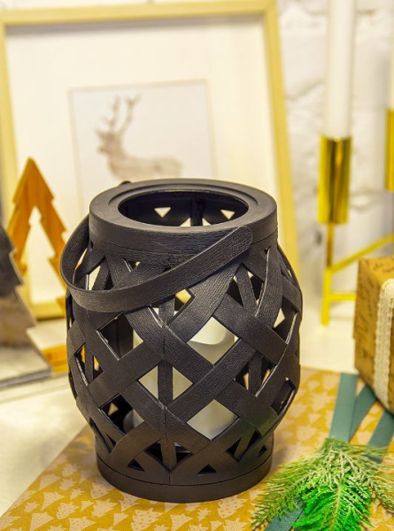 Светильник садовый 16,5см 3хААА черный 724 Киото Чудесный Сад---