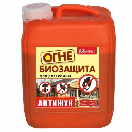 Пропитка огнебиозащитная 10л красная Вит protect
