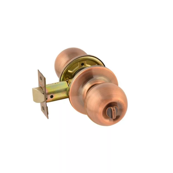 Защелка круглая фиксатор Z1-A  медь   АC Damx