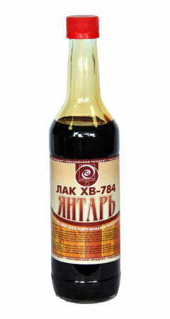 Лак ХВ-784 0,5л янтарь Радуга(24)
