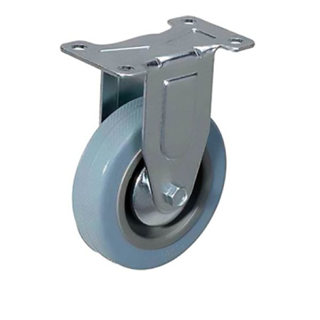 Колесо аппаратное  50мм FCG25 неповоротное серая резина