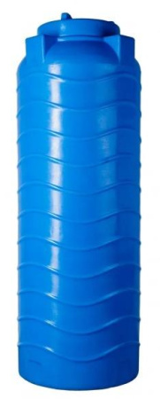 Емкость  300л вертикальная синяя Байдар Пласт