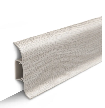 Плинтус Идеал 3Д 55 Классик 251  ясень  