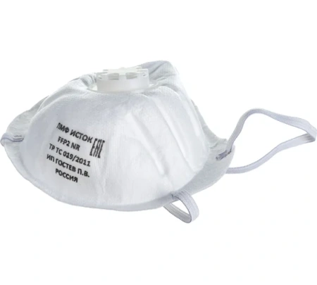 Респиратор фильтрующий формованный FFP2 NR Исток-1ФК с клапаном выдоха