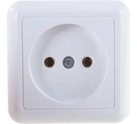 Розетка откр.установки 1-мест б/з крем Оптима Кунцево-Электро---