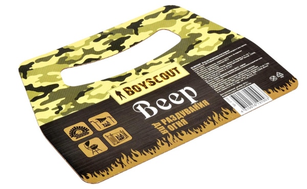 Веер для мангала картон Boyscout---