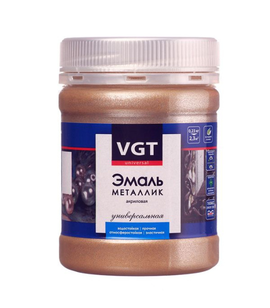 Эмаль ВГТ Металлик бронза 0,23кг 