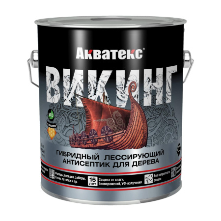 Пропитка Рогнеда Акватекс-Викинг по дереву дуб 0,75л---
