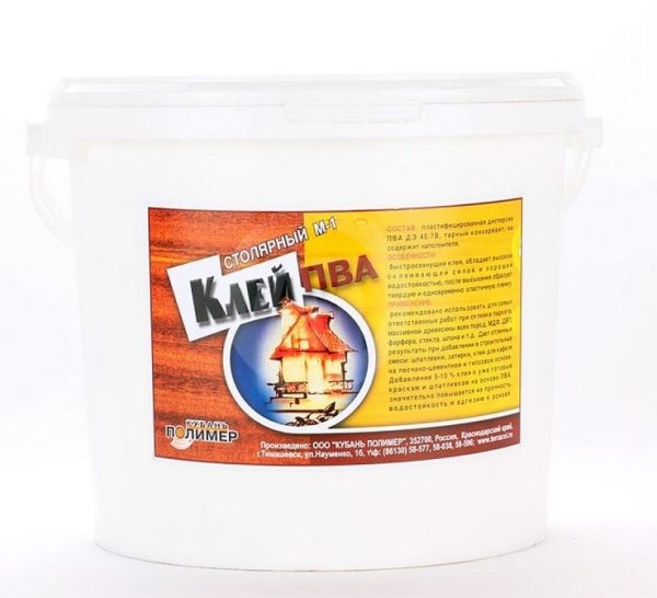 Клей ПВА столярный 1,0кг М1 КубаньПолимер